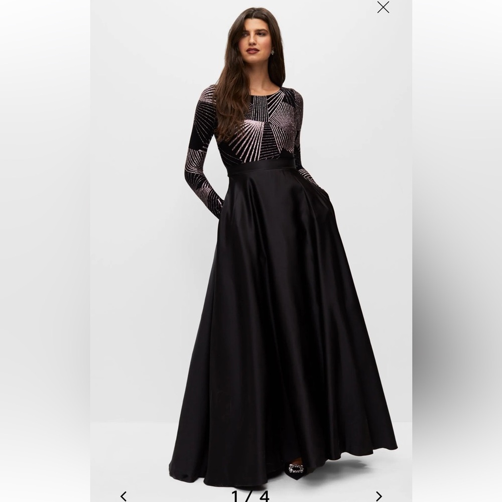 Glitter Satin Ballgown